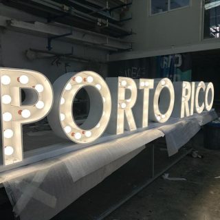 letras con luz